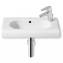 Lavabo mural o semipedestal Meridian 55cm dcha