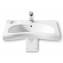 Lavabo mural Meridian 70x57cm Roca