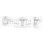 Lavabo semipedestal Hall 55x48,5cm Roca