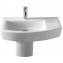 Lavabo semipedestal Hall 65x42cm Roca