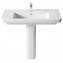 Lavabo con pedestal Dama 100x46cm Roca