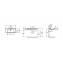 Lavabo mural Dama 70x46cm Roca