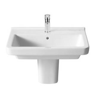 Lavabo semipedestal Dama 55x46cm Roca