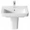 Lavabo semipedestal Dama 50x32cm Roca