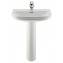 Lavabo con pedestal Dama Retro 63x50,5cm Roca