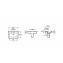 Lavabo mural The Gap 65x47cm Roca