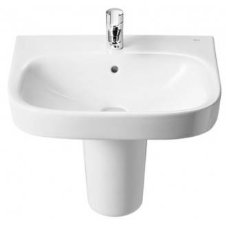 Lavabo semipedestal Debba 65x48cm Roca