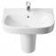 Lavabo semipedestal Debba 65x48cm Roca