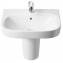 Lavabo semipedestal Debba 50x42cm Roca