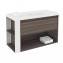 Mueble con lavabo resina 100cm Fresno/Blanco B-Smart BATH+