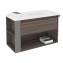 Mueble con lavabo resina 100cm Fresno/Gris B-Smart BATH+