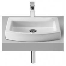 Lavabo sobrencimera sin orificio Hall Roca
