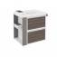 Mueble con lavabo resina 60cm Blanco-Fresno/Gris 2 cajones B-Smart BATH+