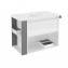 Mueble con lavabo porcelana 80cm Blanco/Gris B-Smart BATH+
