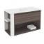 Mueble con lavabo porcelana 100cm Fresno/Blanco B-Smart BATH+