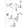 Set de codo con soporte y teleducha Grohe Sena Trigger Spray 35