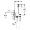 Set de codo con soporte y teleducha Grohe Sena Trigger Spray 35