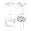Lavabo con pedestal BENISSA