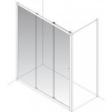 Mampara ducha angular 2 correderas TECHNIC