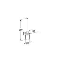 Escobillero cristal de pared Victoria Roca