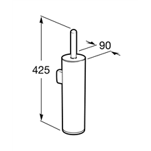 Escobillero de pared Hotels 2.0 Roca