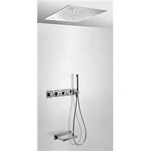 Kit de bañera termostático Cromoterapia y Cascada 3 vías TRES R
