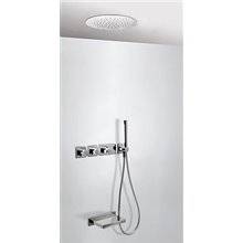 Kit de bañera termostático 3 vías TRES Cascada RTR