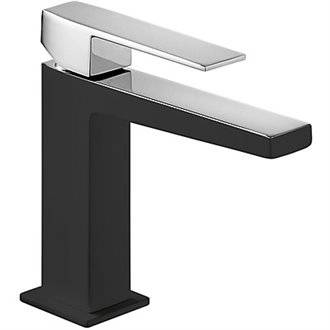 Grifo de lavabo Negro cromo S SLIM TRES