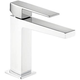 Grifo de lavabo Blanco cromo S SLIM TRES