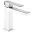 Grifo de lavabo Blanco cromo S SLIM TRES