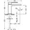 Grifo de lavabo Blanco cromo S SLIM TRES
