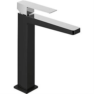 Grifo de lavabo Negro Cromado M SLIM TRES