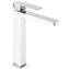 Grifo de lavabo Blanco Cromado M SLIM TRES
