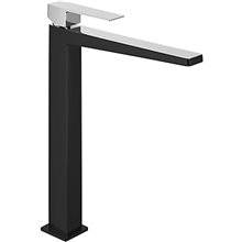 Grifo de lavabo Negro Cromado L SLIM TRES
