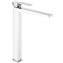 Grifo de lavabo Blanco Cromado L SLIM TRES