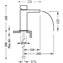 Grifo de lavabo Cascada TRES CUB SLIM