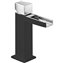 Grifo de lavabo Cascada Negro CUB SLIM TRES