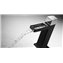 Grifo de lavabo Cascada Negro CUB SLIM TRES