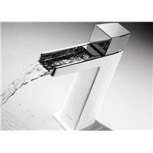 Grifo de lavabo Cascada Blanco CUB SLIM TRES
