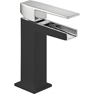 Grifo de lavabo Cascada Negro SLIM TRES