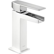 Grifo de lavabo Cascada Blanco SLIM TRES