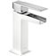 Grifo de lavabo Cascada Blanco SLIM TRES