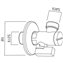 Grifo de lavabo Cascada Blanco SLIM TRES