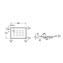 Plato 90x75cm Easy Roca