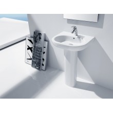 Lavabo con pedestal Meridian 65x46cm Roca