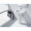 Lavabo con pedestal Meridian 60x46cm Roca