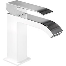 Grifo de lavabo Blanco TRES S CUADRO