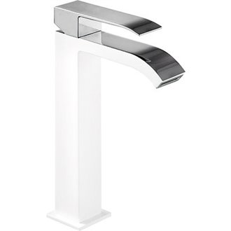Grifo de lavabo Blanco TRES M CUADRO