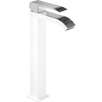 Grifo de lavabo Blanco TRES L CUADRO