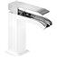 Grifo de lavabo Blanco de Cascada Libre TRES CUADRO